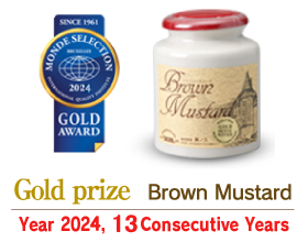 Gold prize brown mustard Bronze prize oriental mustard